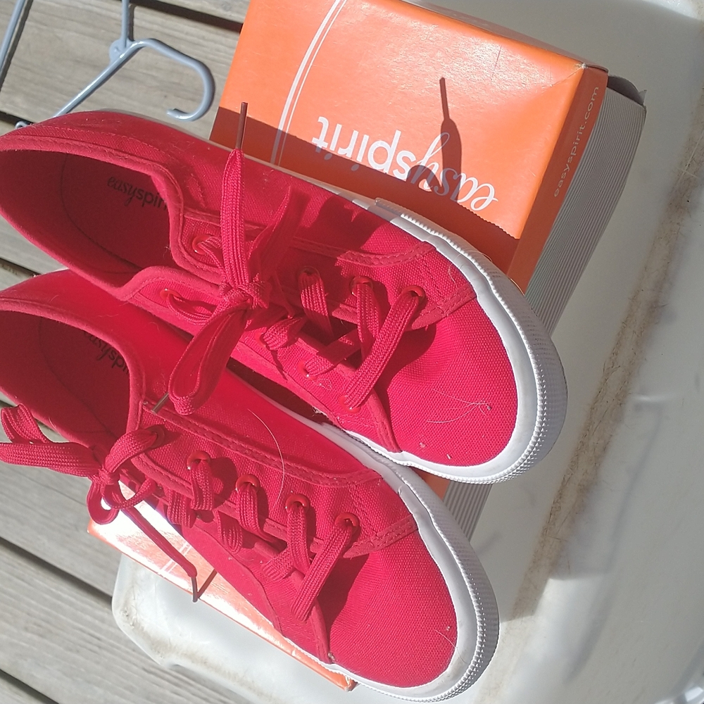 Easy Spirit Red Sneakers